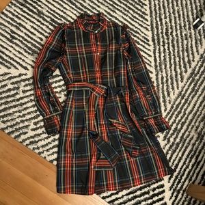 JCrew Christmas Plaid Dress